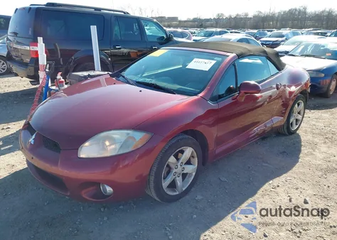 2007 Mitsubishi Eclipse Spyder Gs z USA, uszkodzony, nr VIN 4A3AL25F07E072928